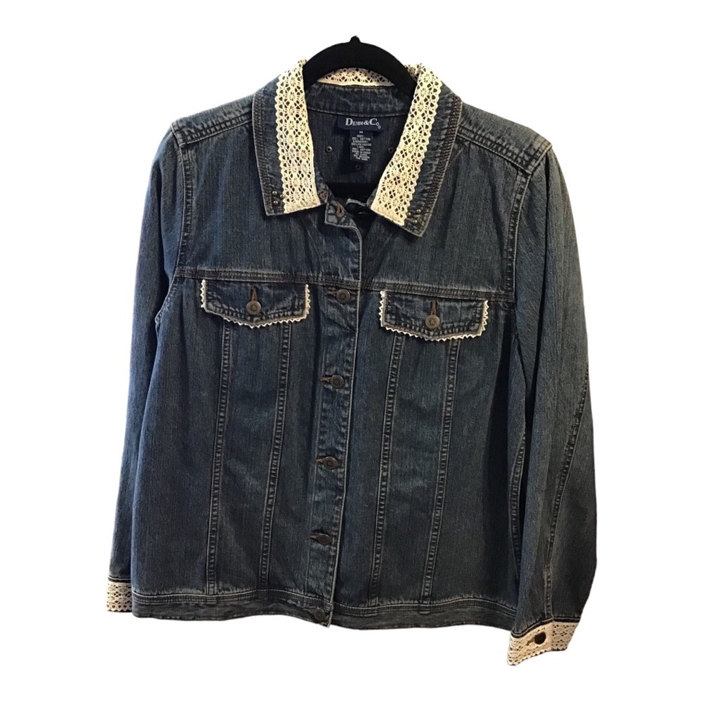 Denim & Co. Jean Jacket - Picture 1 of 8